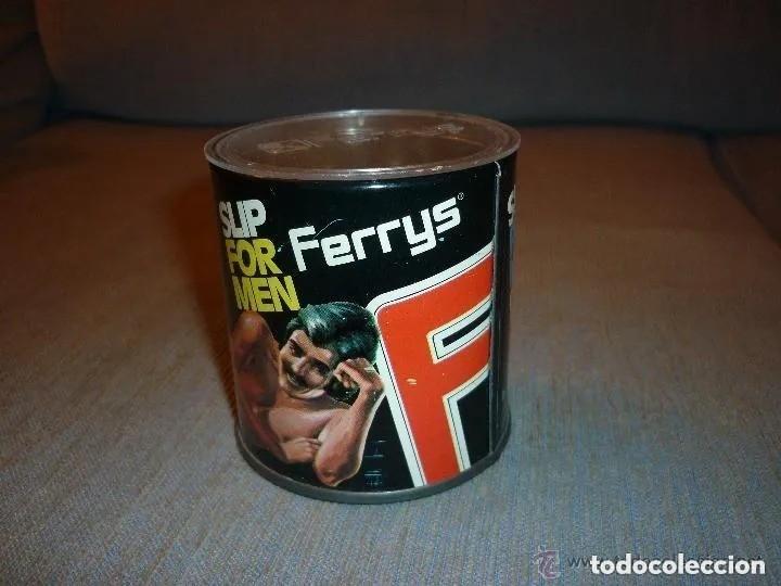 Bo&icirc;tes et petites bo&icirc;tes m&eacute;talliques: Caja met&aacute;lica de Slip Ferrys. A&ntilde;os 70