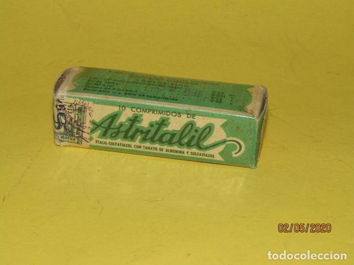 Boxes and metal boxes: Antigua Caja de Farmacia Medicina con 10 Tabletas de ASTRILATIL de Lab. Instituto ULTA