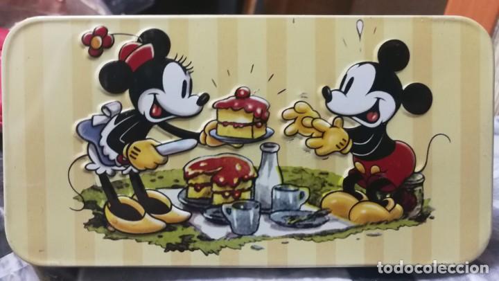 Cajas y cajitas met&aacute;licas: Caja Metalica Mickey Mouse Disney 75 Aniversario