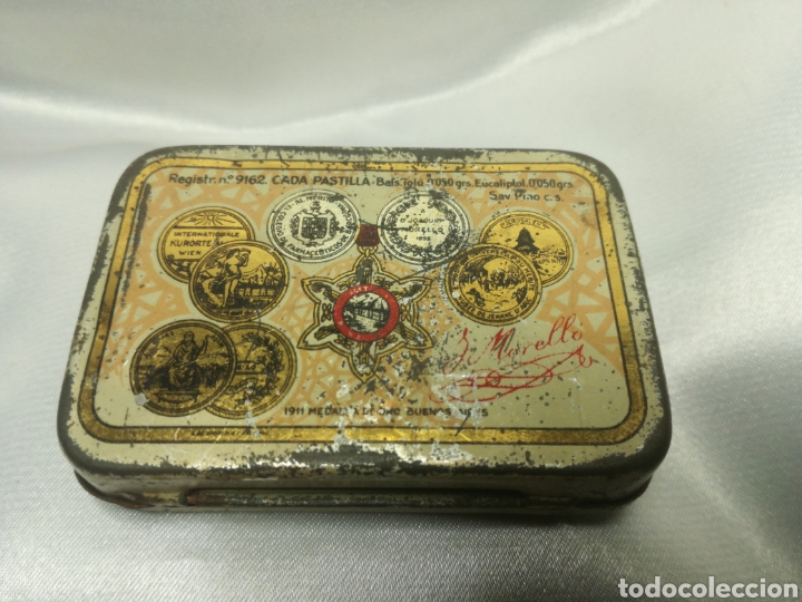 Cajas y cajitas met&aacute;licas: Pastillero hojalata - Foto 2