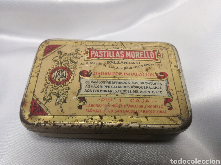 Cajas y cajitas met&aacute;licas: Pastillero hojalata - Foto 1