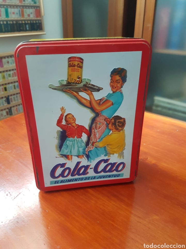 Cajas y cajitas met&aacute;licas: LATA DE COLA CAO