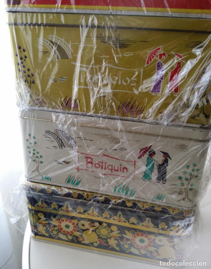 Cajas y cajitas met&aacute;licas: CAJA DE HOJALATA COLA CAO COLACAO PA&Ntilde;UELOS