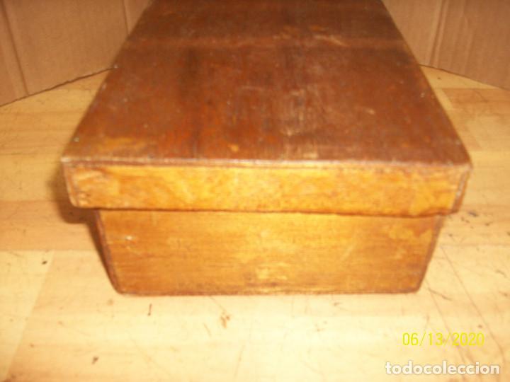 Cajas y cajitas met&aacute;licas: ANTIGUA CAJA DE MADERA - Foto 2
