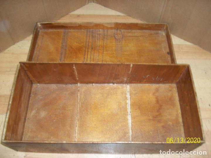 Cajas y cajitas met&aacute;licas: ANTIGUA CAJA DE MADERA - Foto 4
