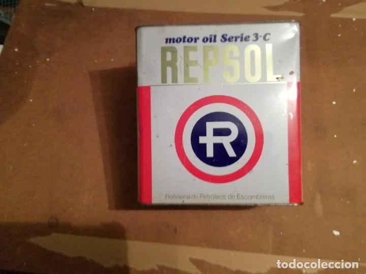 Cajas y cajitas met&aacute;licas: Lata aceite repsol - Foto 1