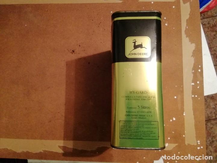 Cajas y cajitas met&aacute;licas: Lata aceite John deere - Foto 2