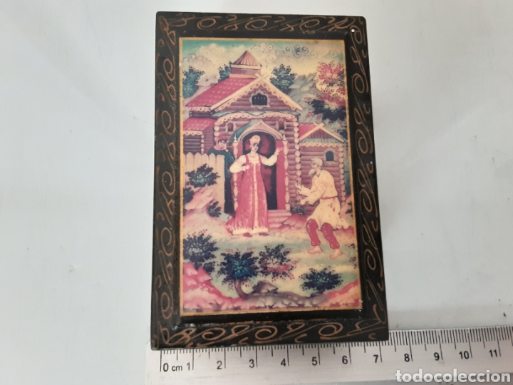 Cajas y cajitas met&aacute;licas: Cajita madera - Foto 1