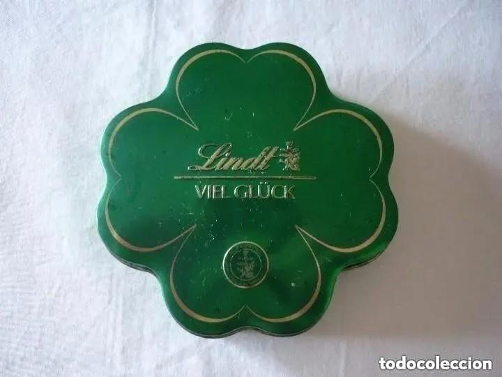 Caixas e caixinhas met&aacute;licas: CAJA CAJITA MET&Aacute;LICA BOMBONES LINDT TR&Eacute;BOL