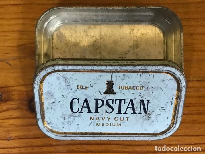 Cajas y cajitas met&aacute;licas: CAJA DE METAL TABACO CAPSTAN - Foto 5