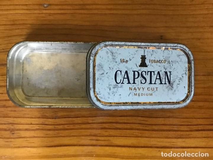 Cajas y cajitas met&aacute;licas: CAJA DE METAL TABACO CAPSTAN - Foto 6