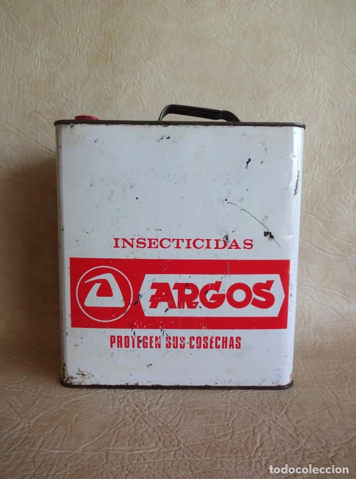 Boxes and metal boxes: antigua lata insecticidas argos 5 litros
