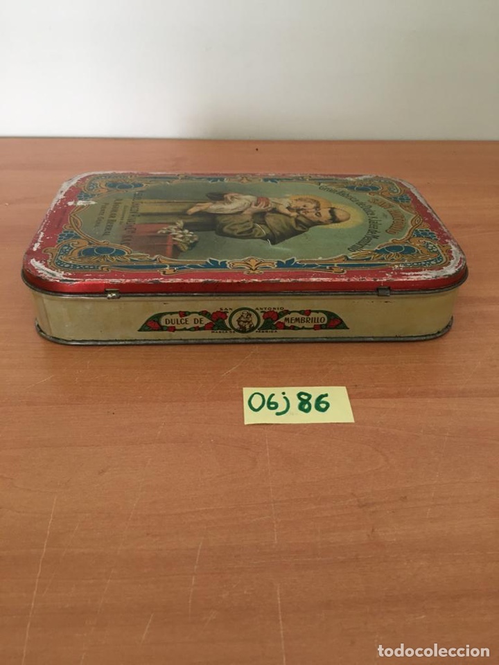 Cajas y cajitas met&aacute;licas: Caja metal antigua - Foto 2