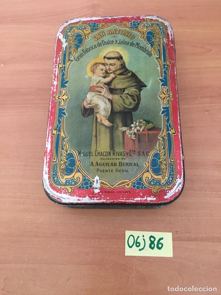Cajas y cajitas met&aacute;licas: Caja metal antigua - Foto 1