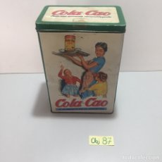 Cajas y cajitas metálicas: CAJA DE CHAPA COLACAO. Lote 214143712