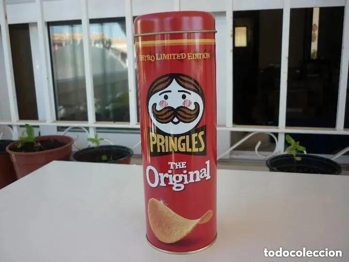 Boxes and metal boxes: Caja met&aacute;lica patatas Pringles - 23 cm.