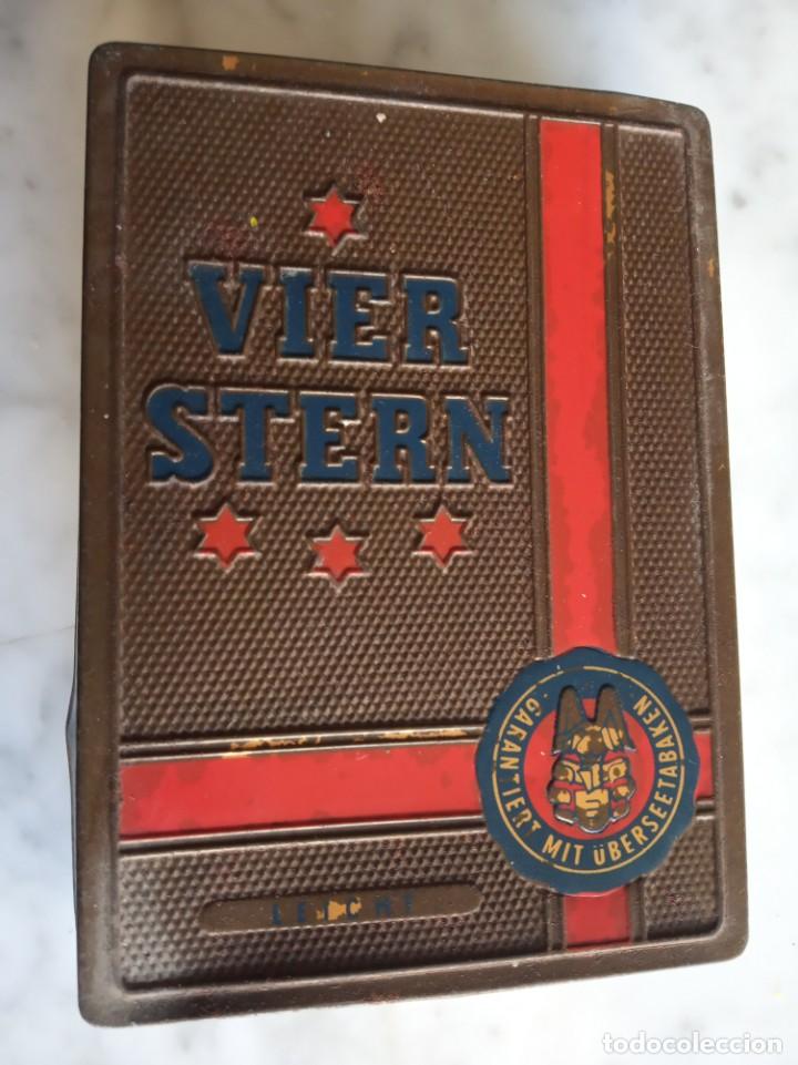 Bo&icirc;tes et petites bo&icirc;tes m&eacute;talliques: caja metalica de cigarrillos - vier stern -
