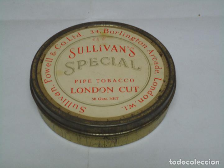 Boxes and metal boxes: ANTIGUA CAJA METALICA DE TABACO MARCA SULLIVANS SPECIAL. -- 12