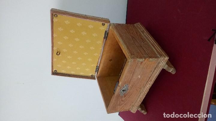 Cajas y cajitas met&aacute;licas: Antigua CAJA de MADERA. - Foto 5