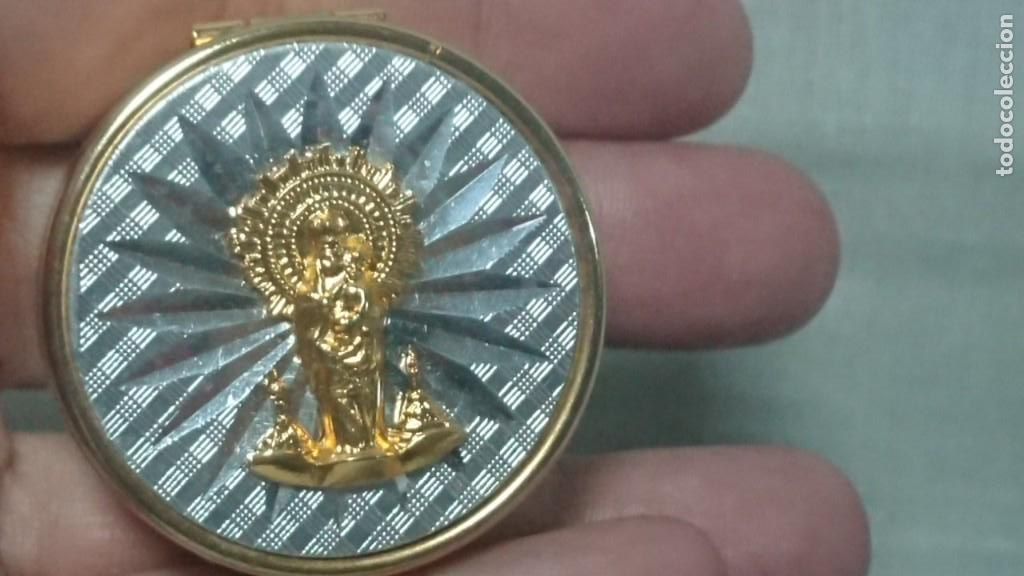 Cajas y cajitas met&aacute;licas: CAJA PASTILLERO MET&Aacute;LICO VIRGEN DEL PILAR ZARAGOZA