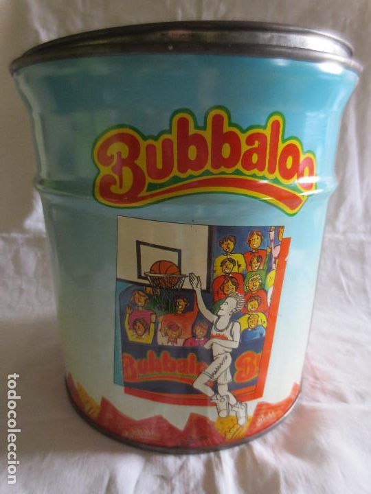 Cajas y cajitas met&aacute;licas: LATA BOTE DE CHICLES BUBBALOO - Foto 3