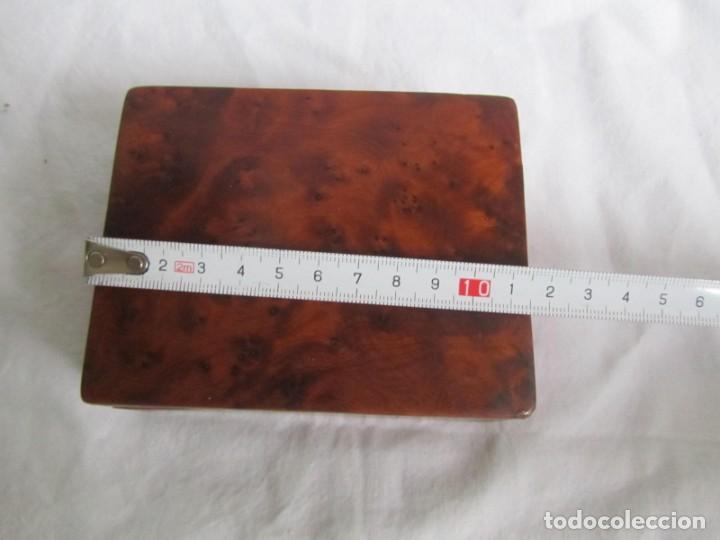 Cajas y cajitas met&aacute;licas: Caja joyero de madera de raiz - Foto 9