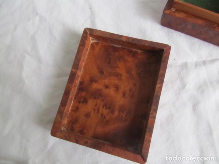 Cajas y cajitas met&aacute;licas: Caja joyero de madera de raiz - Foto 13