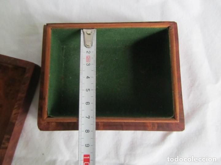 Cajas y cajitas met&aacute;licas: Caja joyero de madera de raiz - Foto 16