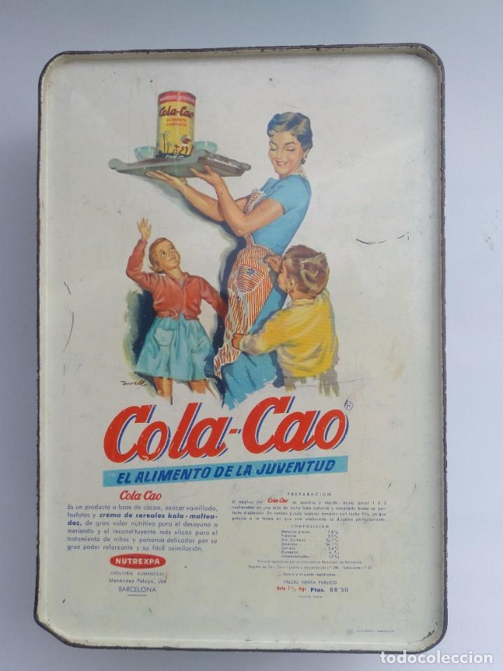 Cajas y cajitas met&aacute;licas: Antigua lata de Colacao. - Foto 1