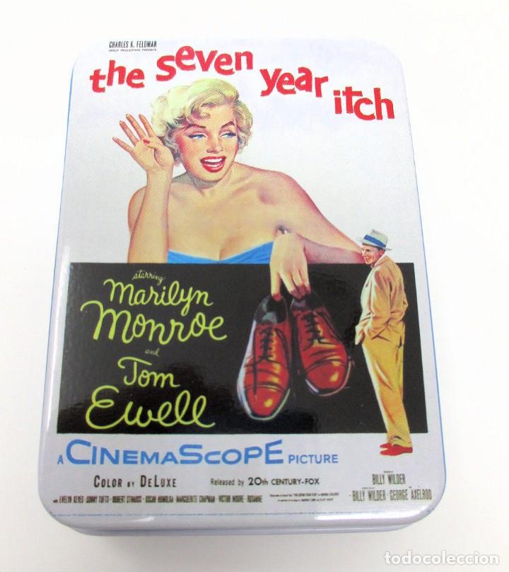 Cajas y cajitas met&aacute;licas: La tentaci&oacute;n vive arriba (La comez&oacute;n del s&eacute;ptimo a&ntilde;o - The Seven year itch) - Marilyn Monroe