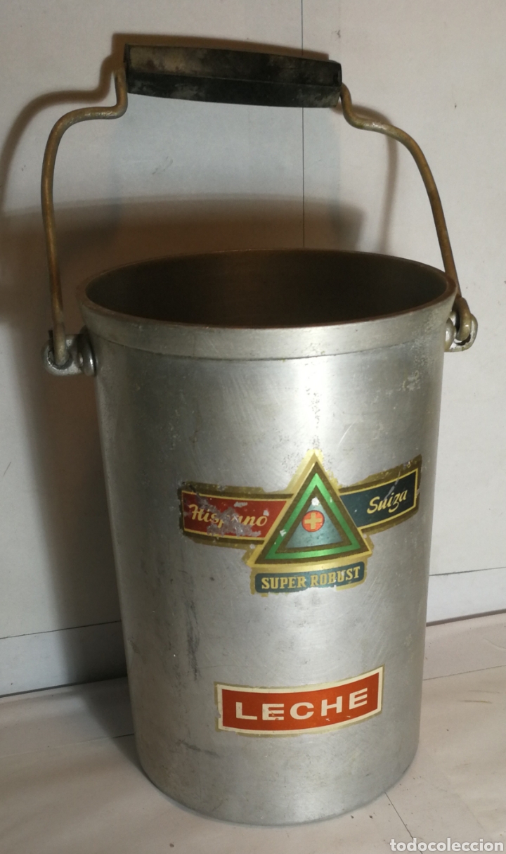 Cajas y cajitas met&aacute;licas: lechera hispano suiza