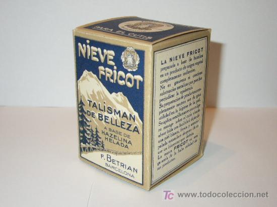 Blechdosen und Kisten: Caja vacia de polvos para el cutis NIEVES FRICOT, talisman de belleza (perfumeria)