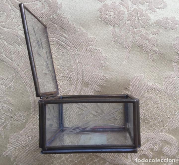Cajas y cajitas met&aacute;licas: CAJA DE CRISTAL HECHA EN INDIA - Foto 3