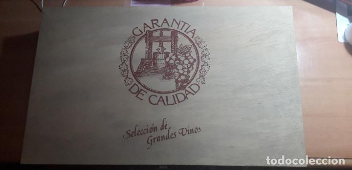 Bo&icirc;tes et petites bo&icirc;tes m&eacute;talliques: 15-00048 CAJA DE MADERA CON 6 COMPARTIMENTOS 32X52X9