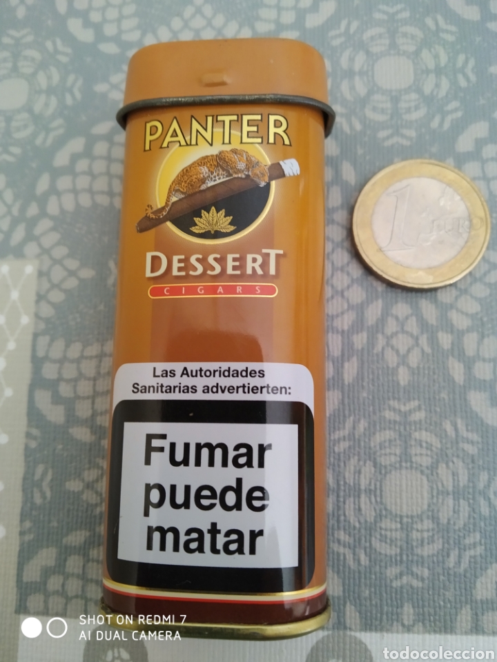 Cajas y cajitas met&aacute;licas: Peque&ntilde;a pitillera Panter - Foto 1