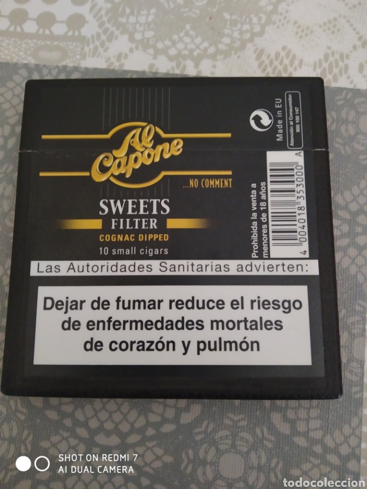 Cajas y cajitas met&aacute;licas: Al Capone caja cigarros - Foto 2