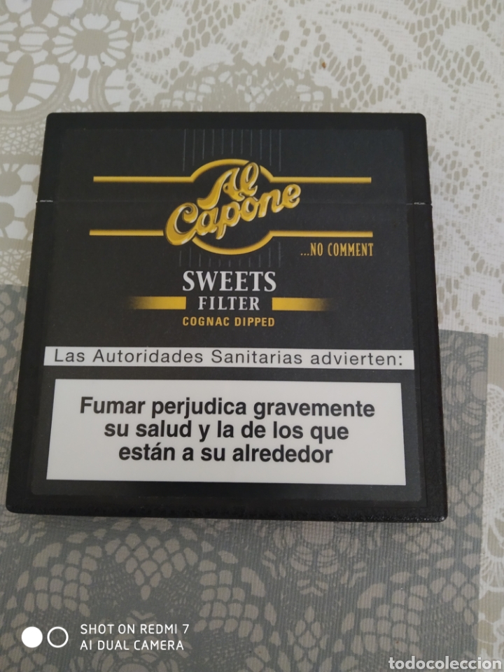 Cajas y cajitas met&aacute;licas: Al Capone caja cigarros - Foto 1