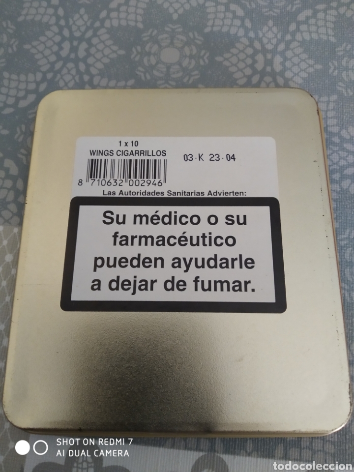 Cajas y cajitas met&aacute;licas: Lata tabaco wings - Foto 2