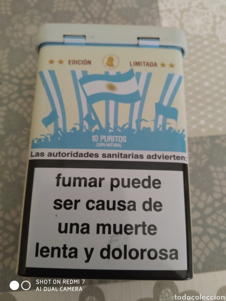 Cajas y cajitas met&aacute;licas: Pitillera puritos Dux - Foto 2