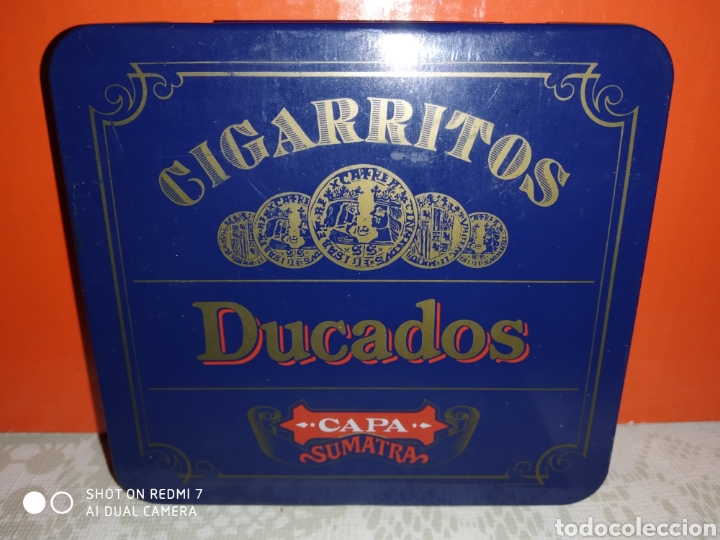 Cajas y cajitas met&aacute;licas: Lata cigarritos Ducados - Foto 1