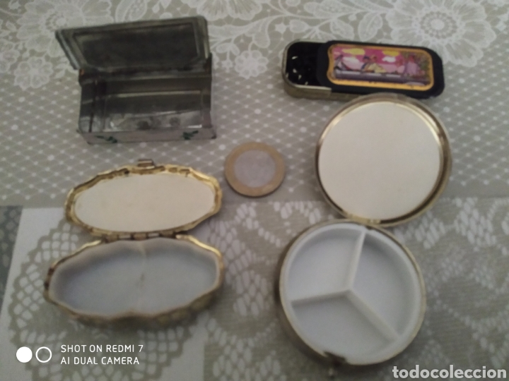 Cajas y cajitas met&aacute;licas: Lote pastilleros - Foto 3