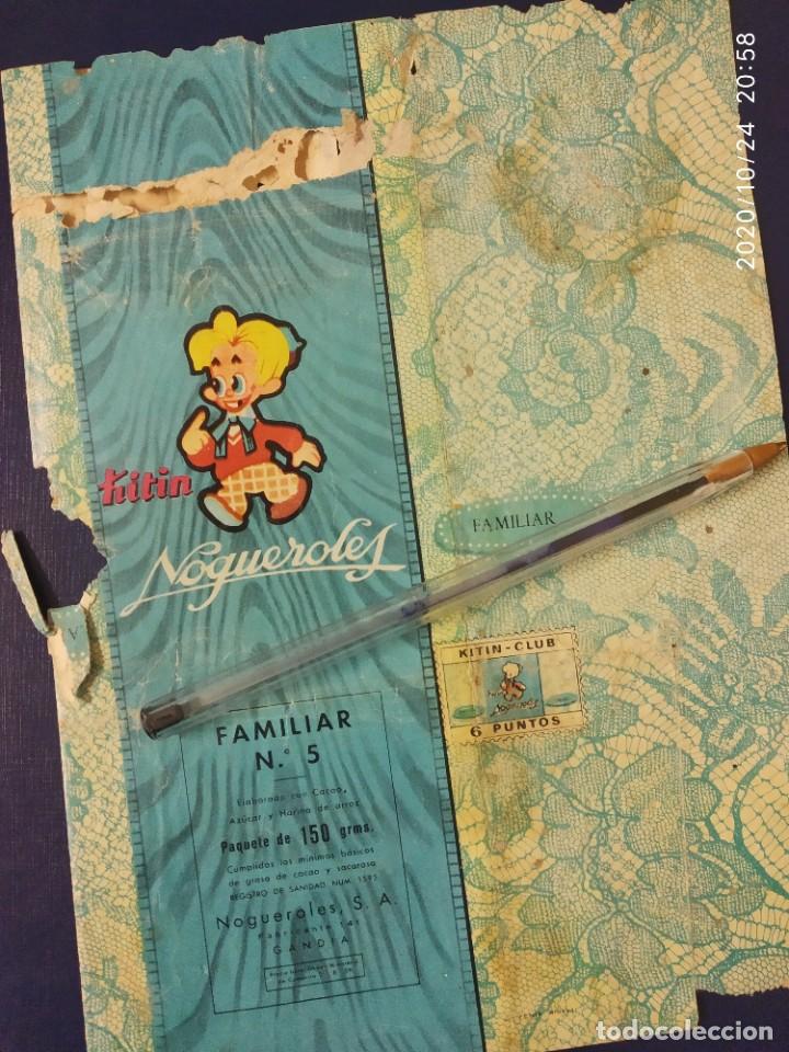 Boxes and metal boxes: CHOCOLATE NOGUEROLES. CON 6 PUNTOS DEL CLUB KITIN