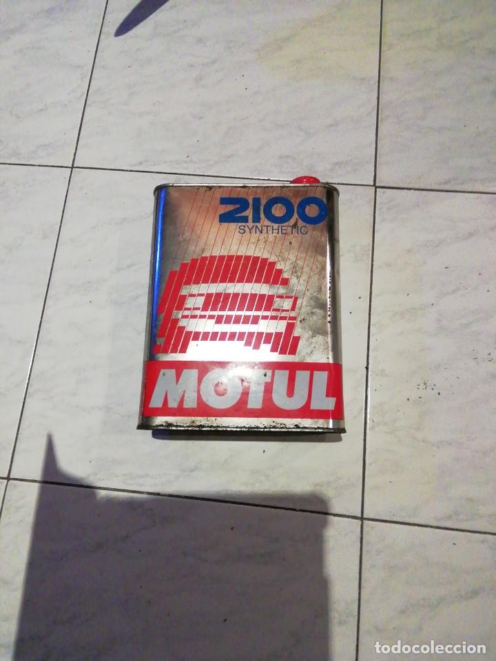 Cajas y cajitas met&aacute;licas: Lata aceite motul - Foto 1