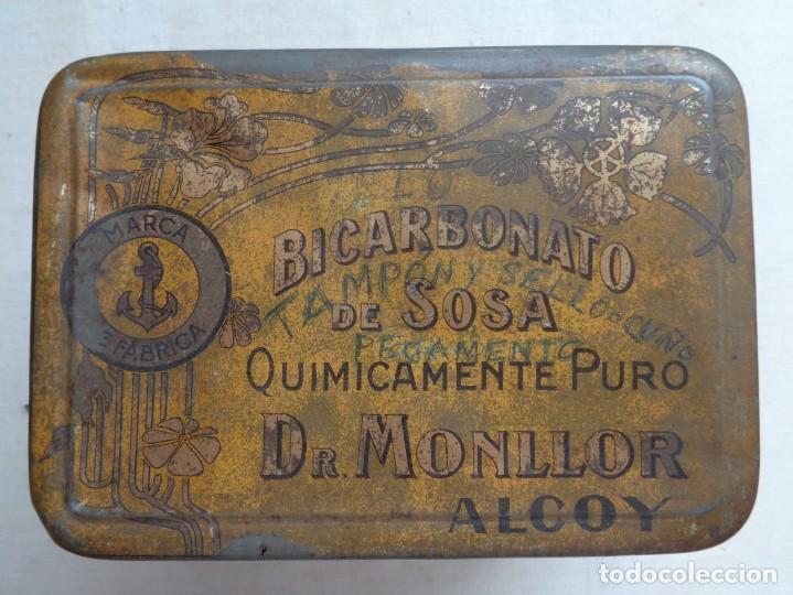 Blechdosen und Kisten: DOCTOR MONLLOR,ALCOY.BICARBONATO DE SOSA