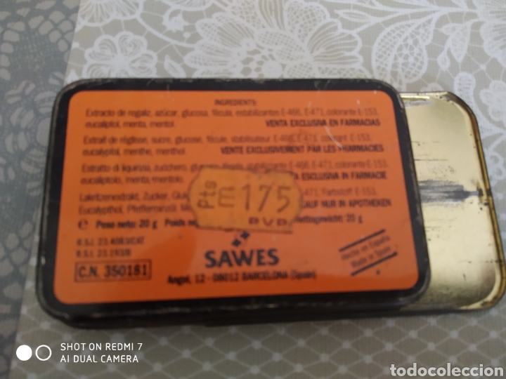 Cajas y cajitas met&aacute;licas: Lata regaliz Sawes - Foto 4