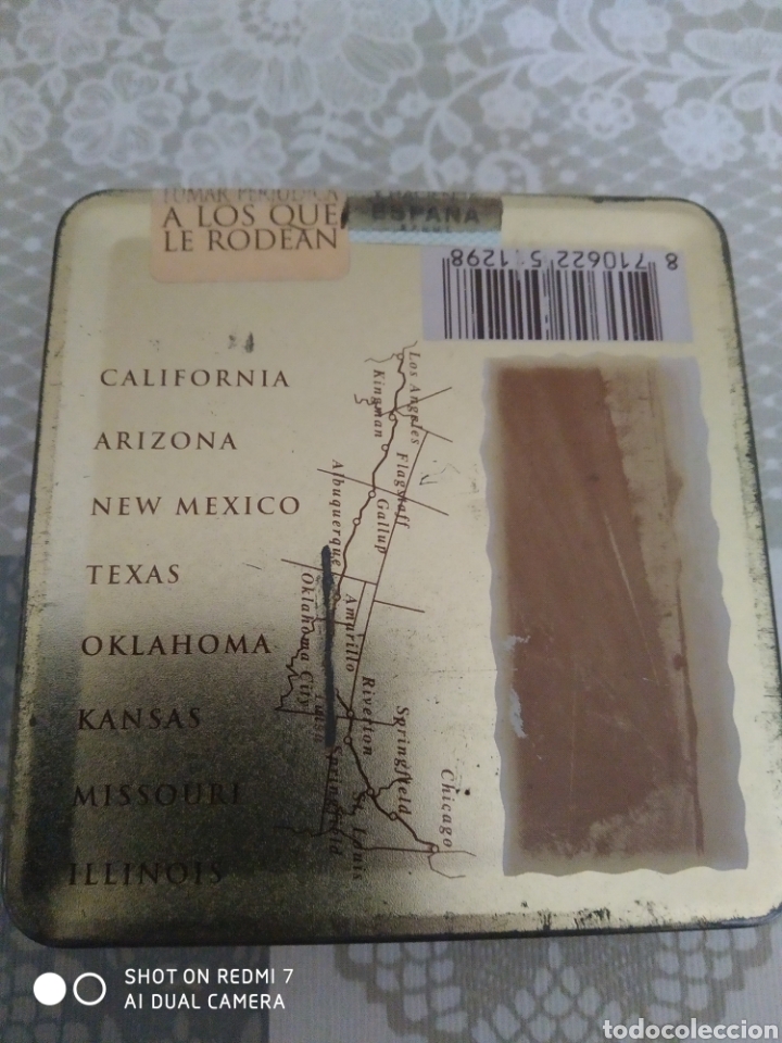 Cajas y cajitas met&aacute;licas: Lata cigarros Route 66 - Foto 3