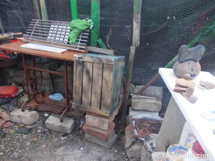 Cajas y cajitas met&aacute;licas: caja de madera antigua - Foto 4