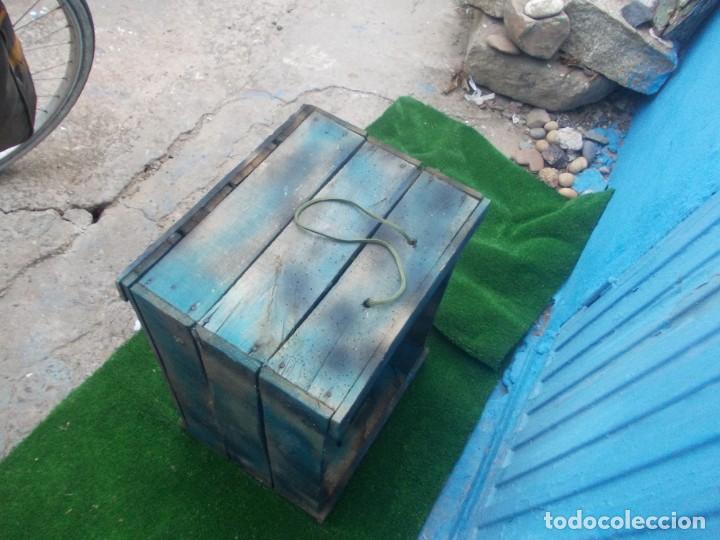 Cajas y cajitas met&aacute;licas: caja de madera antigua - Foto 5