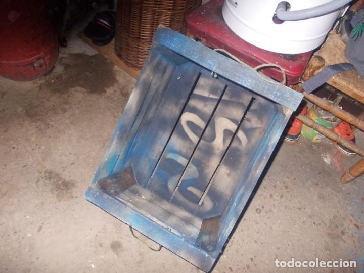 Cajas y cajitas met&aacute;licas: caja de madera antigua - Foto 7