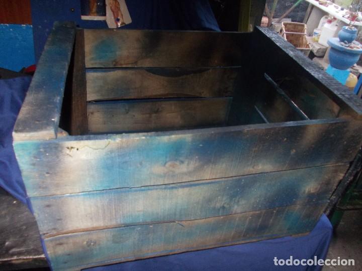 Cajas y cajitas met&aacute;licas: caja de madera antigua - Foto 8